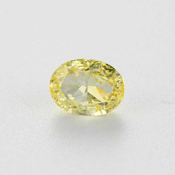 GIA Diamond Oval 1.01 Cts Fancy Intense Yellow VS2 1 1.01 Cts GIA Diamond Oval Shape Fancy Intense Yellow VS2 EX G Medium Blue 6.43x4.86x3.33 mm Gemstone Certified Report No 7261147445 Diamonds