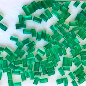 Emerald Baguette 3x2-5x2.5mm Zambia Green Gemstone