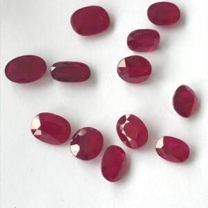 Ruby Oval 10x8mm Mozambic Red Gemstone