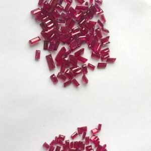 Ruby Baguette 3x2-6x3mm Red Gemstone