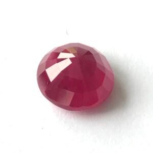 Ruby Round 9x7mm Burma Red Gemstone