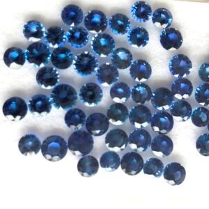 Sapphire Round D/C 5-7mm Blue Gemstone