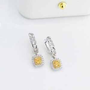 Diamond Earring 0.34 Cts in 18k Gold Jewelry