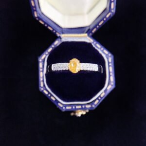 Diamond Ring 0.30 Cts in 18k Gold Jewelry
