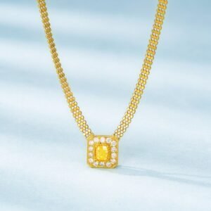 Diamond Pendant 0.25 Cts in 18k Gold Jewelry